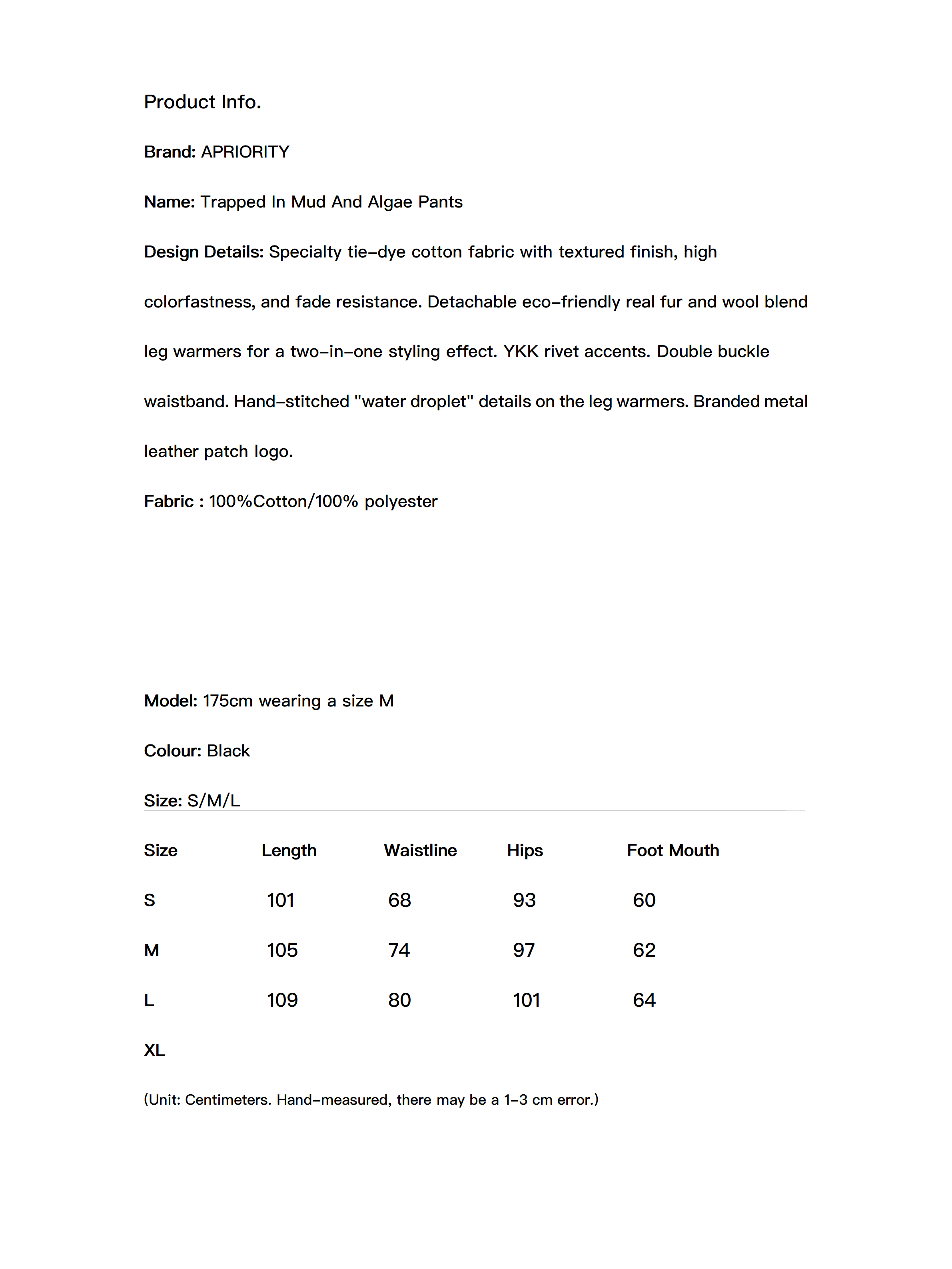 Trapped In Mud And Algae Pants