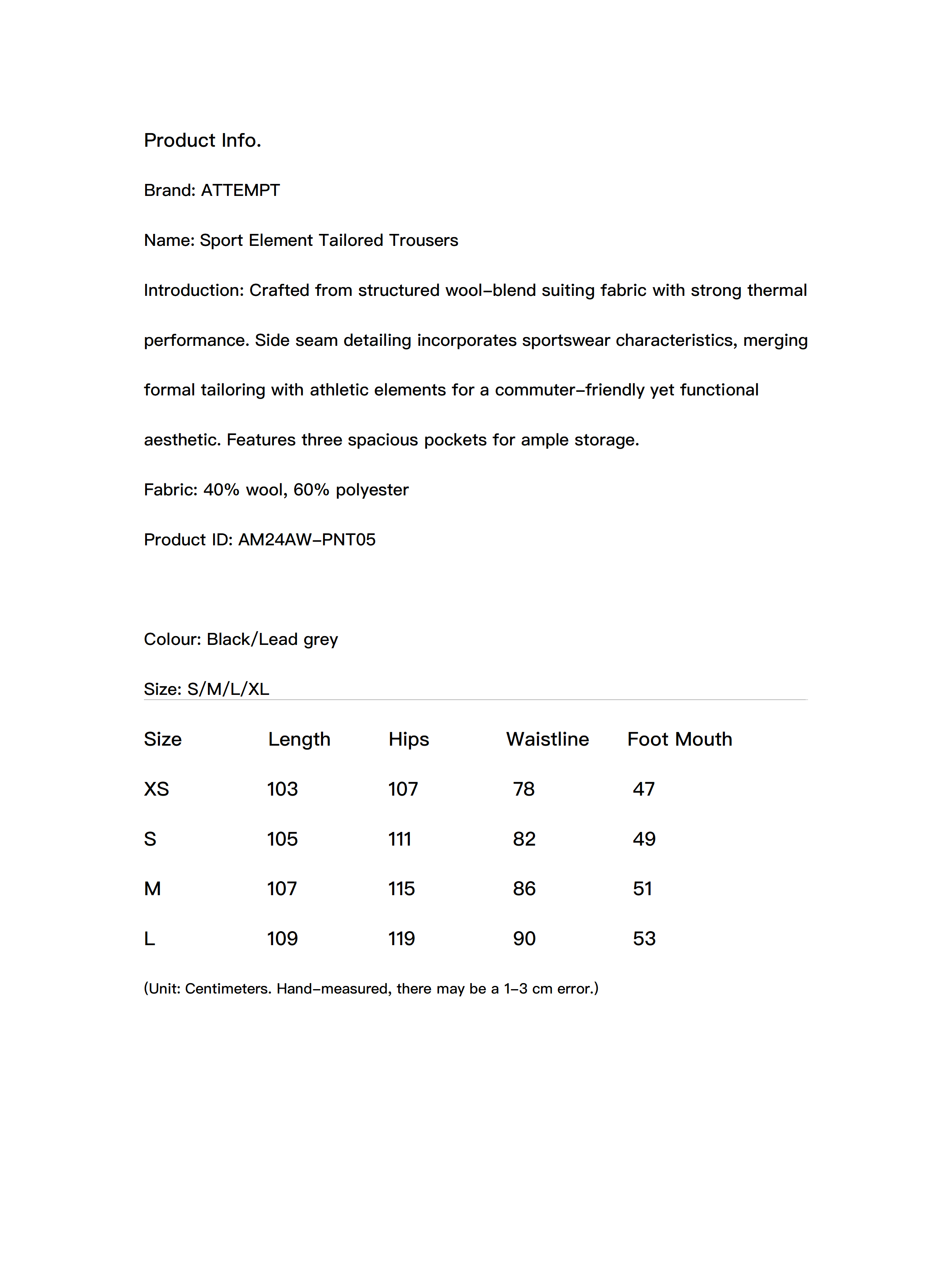 Sport Element Tailored Trousers