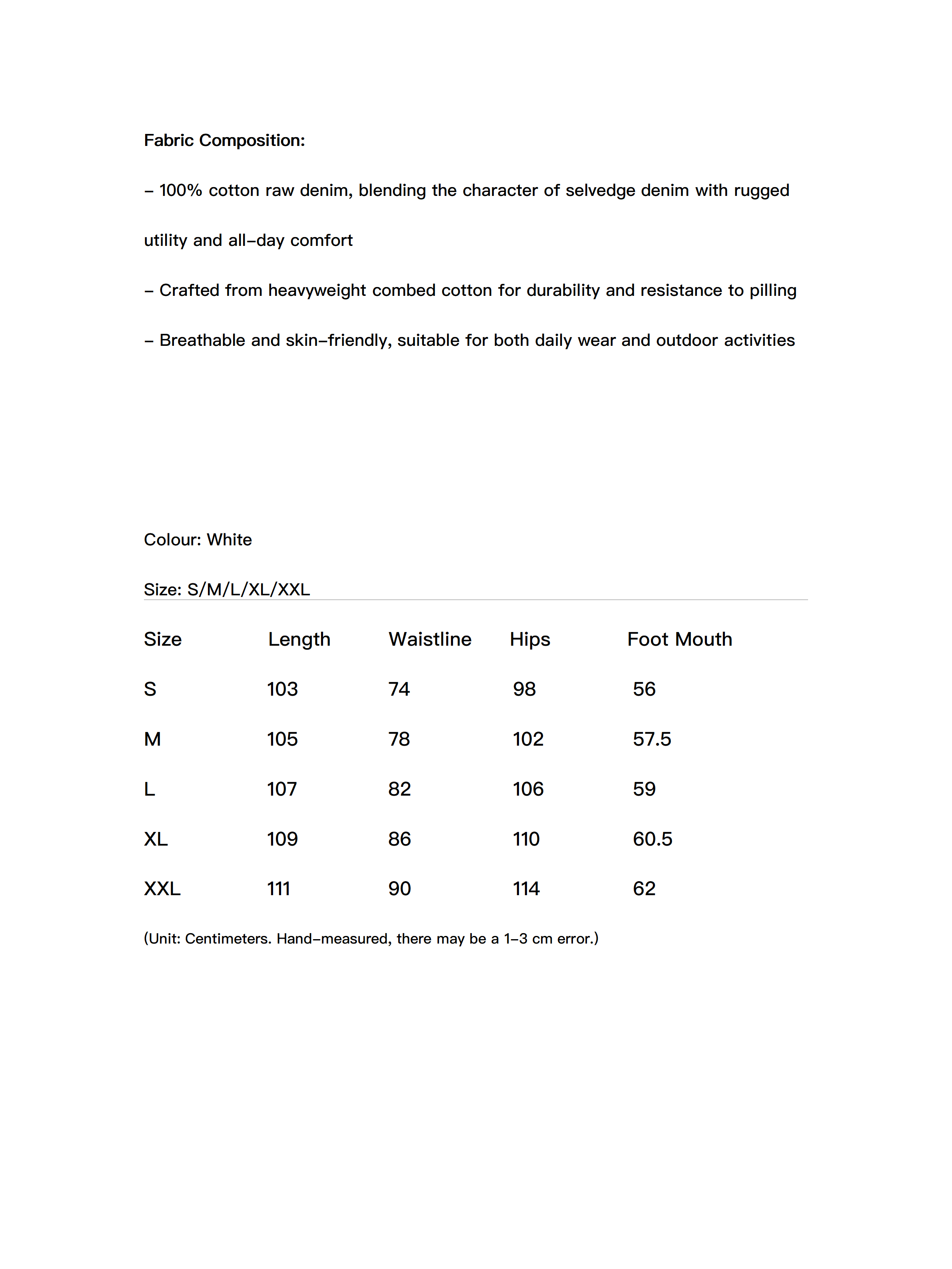 Palace Portico Raw Denim Cargo Pants