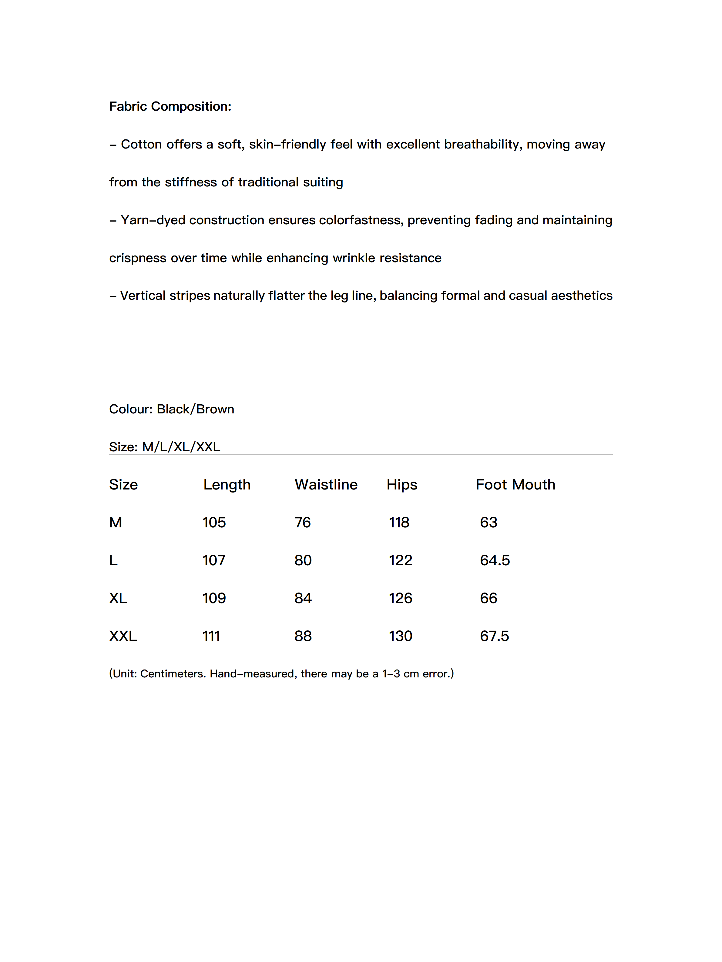 Ink Bamboo Stripe Wide-Leg Trousers