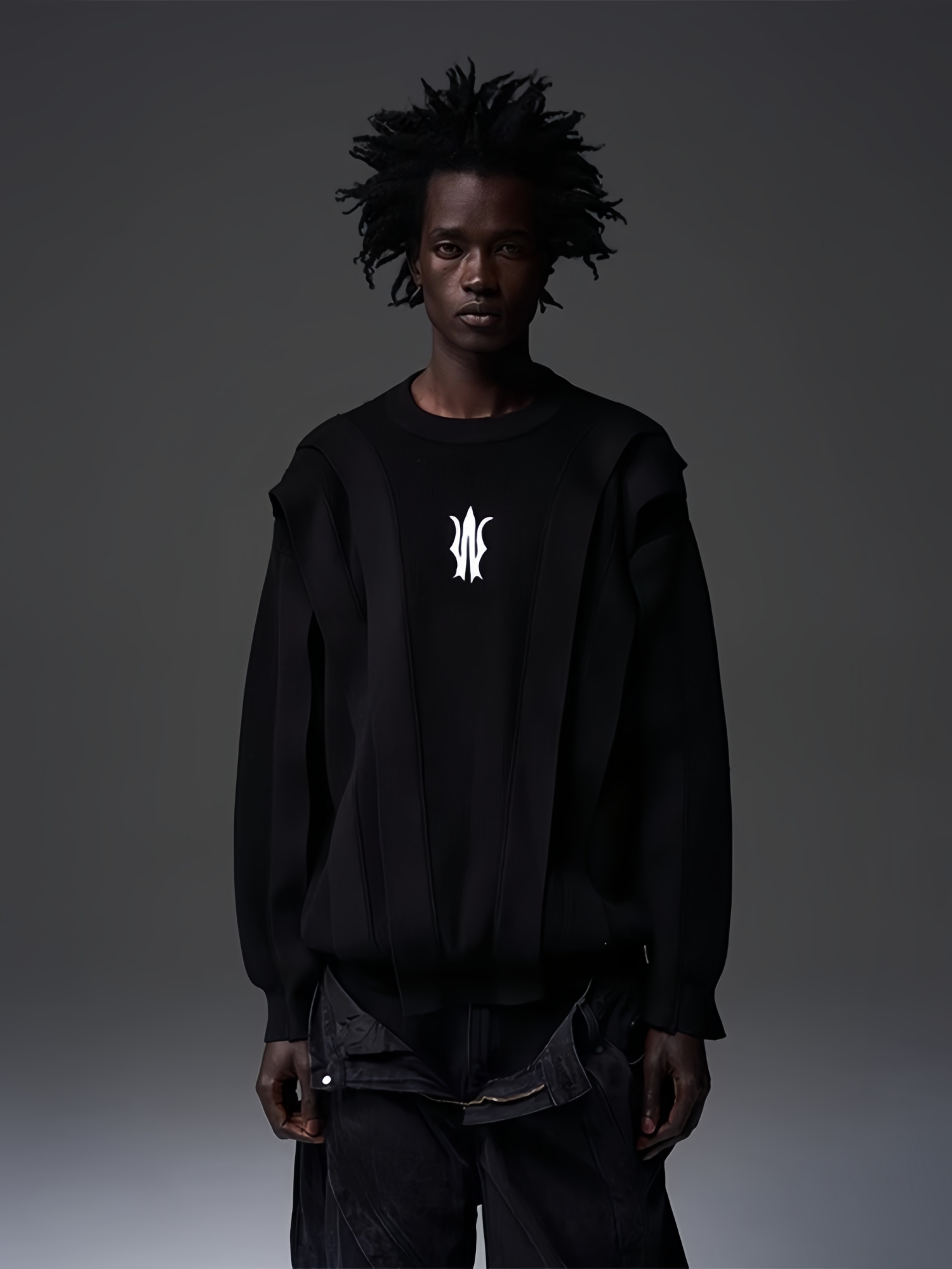 BLINDNOPLAN 24SS Multiple Aviator Sweater