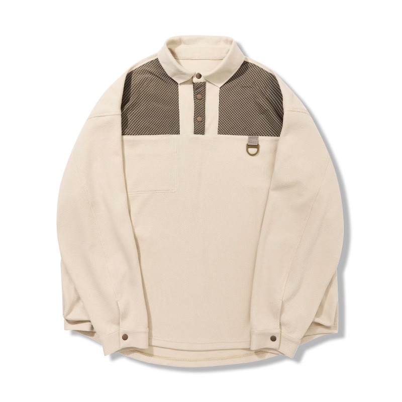 HALCYON 22AW Spliced Polo Shirt