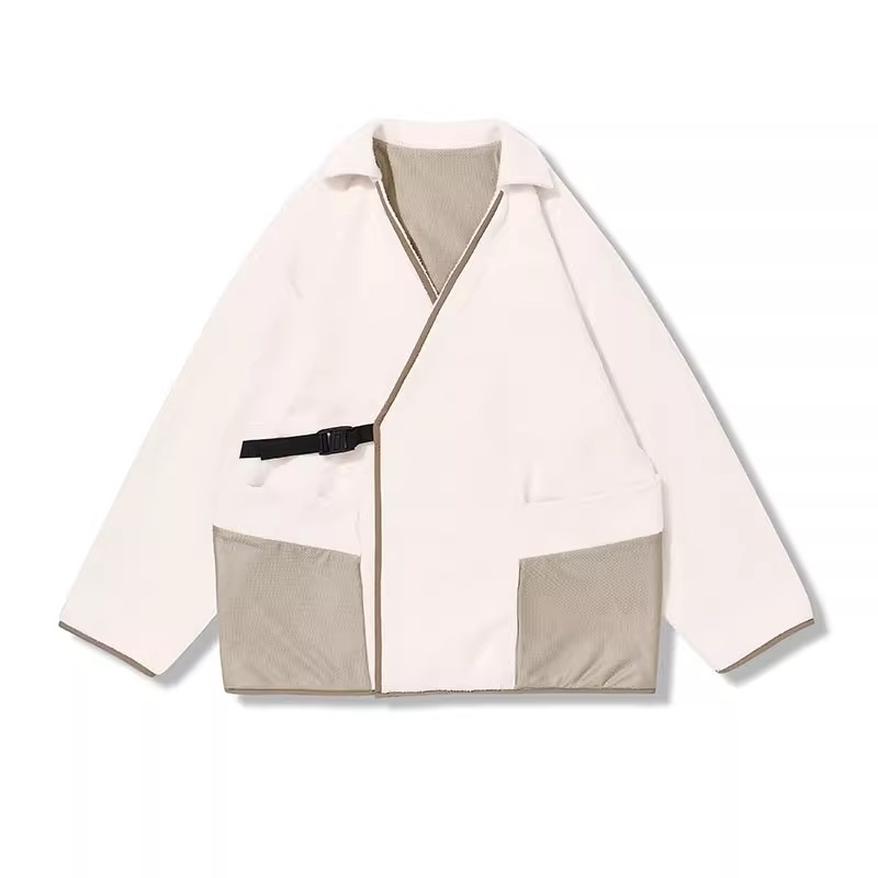 HALCYON 22AW Contrast Color Shearling Duster Coat