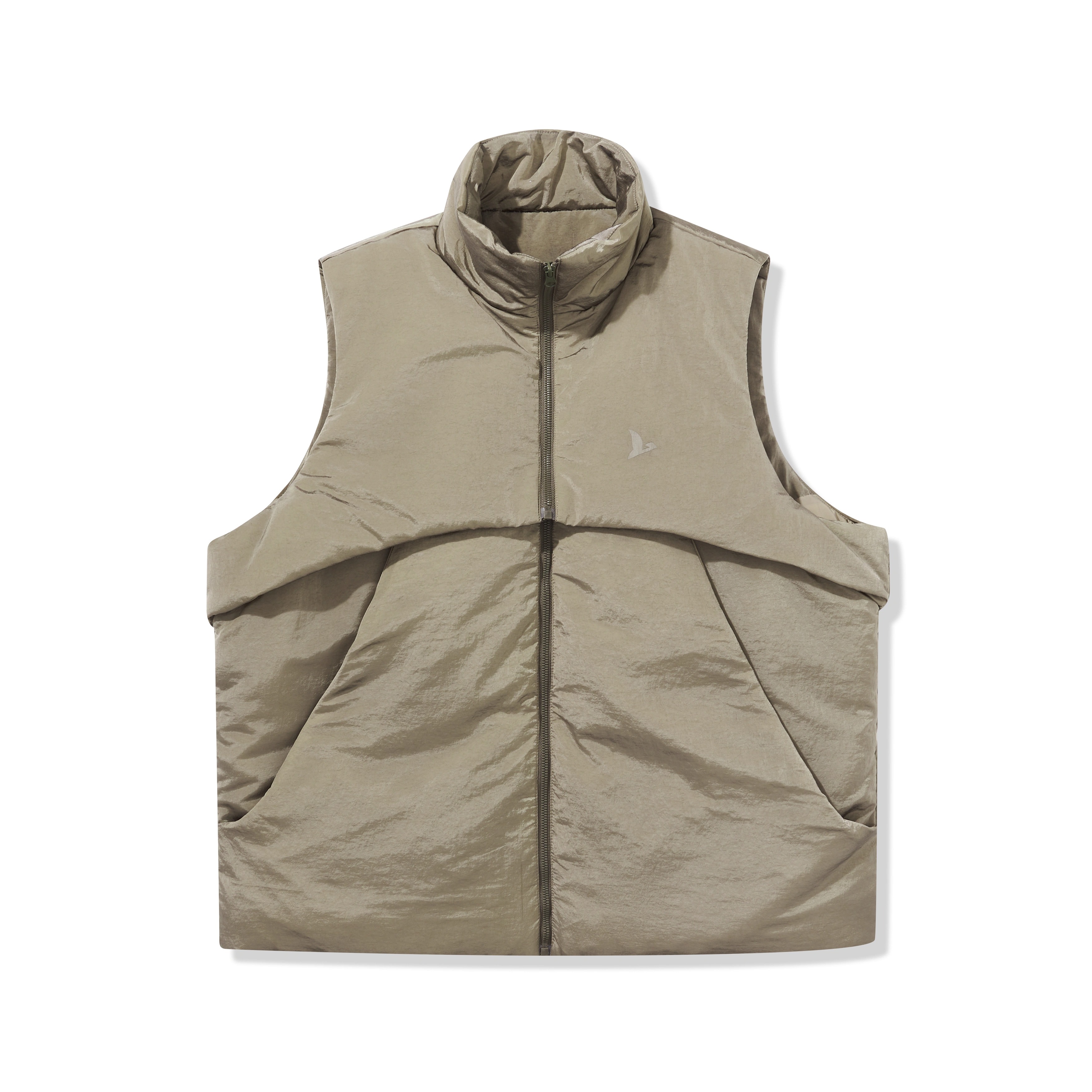 HALCYON 23AW Multi-layered Double Zipper New Shearling Vest