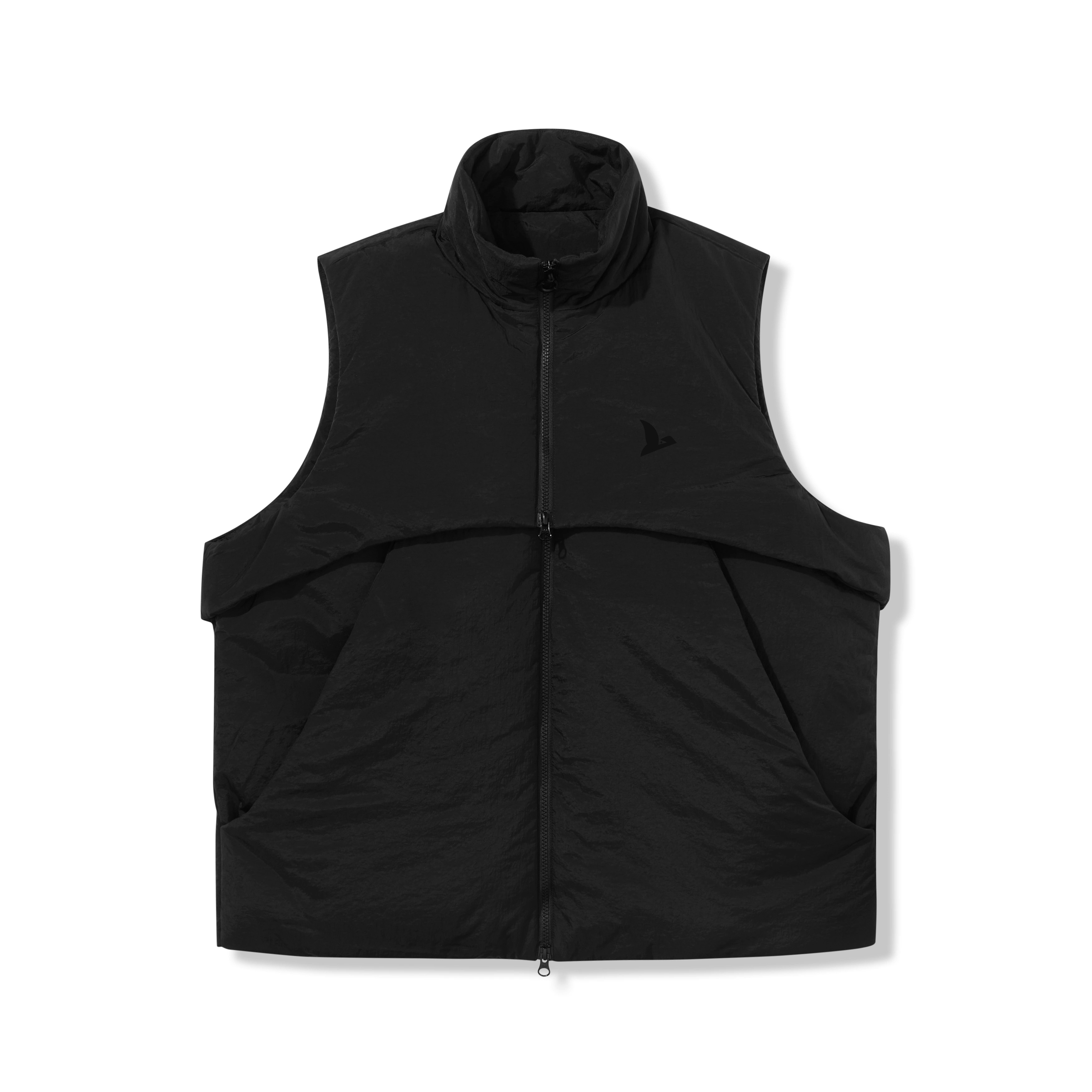 HALCYON 23AW Multi-layered Double Zipper New Shearling Vest