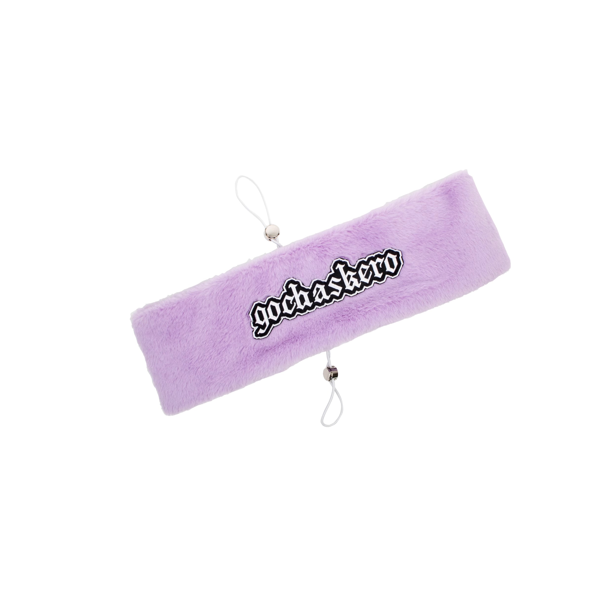 GOCHASKERO Embroidered Rabbit Fur Scarf