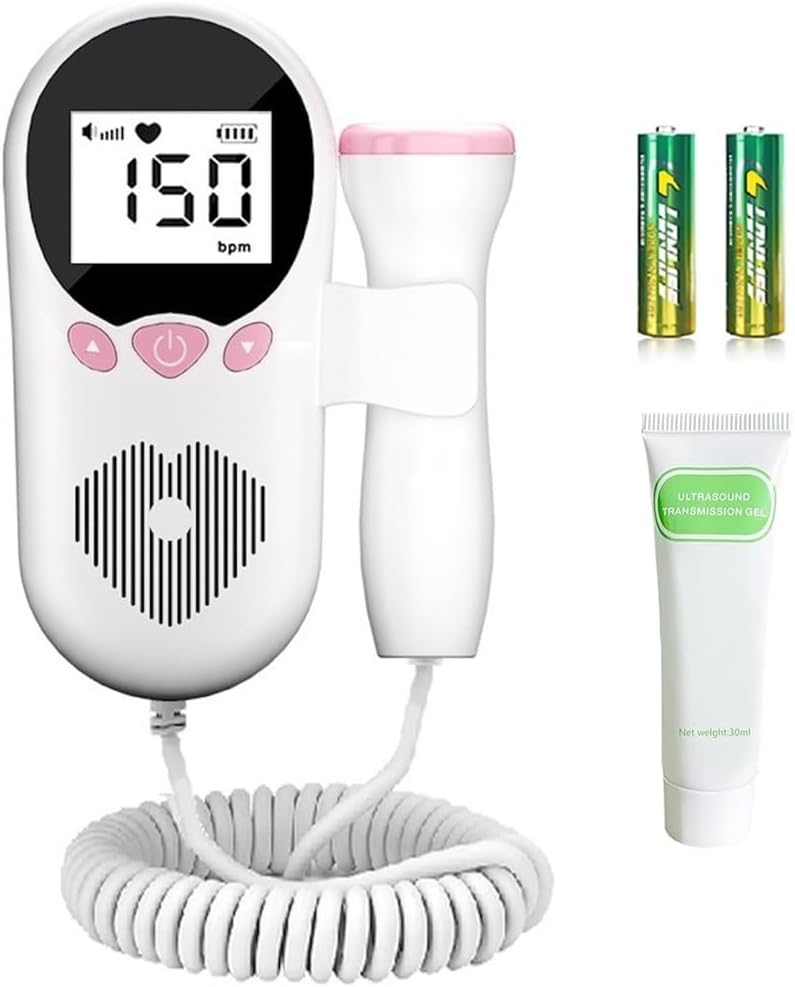Fetal Doppler Detector Baby Pregnancy Heartbeat Monitor