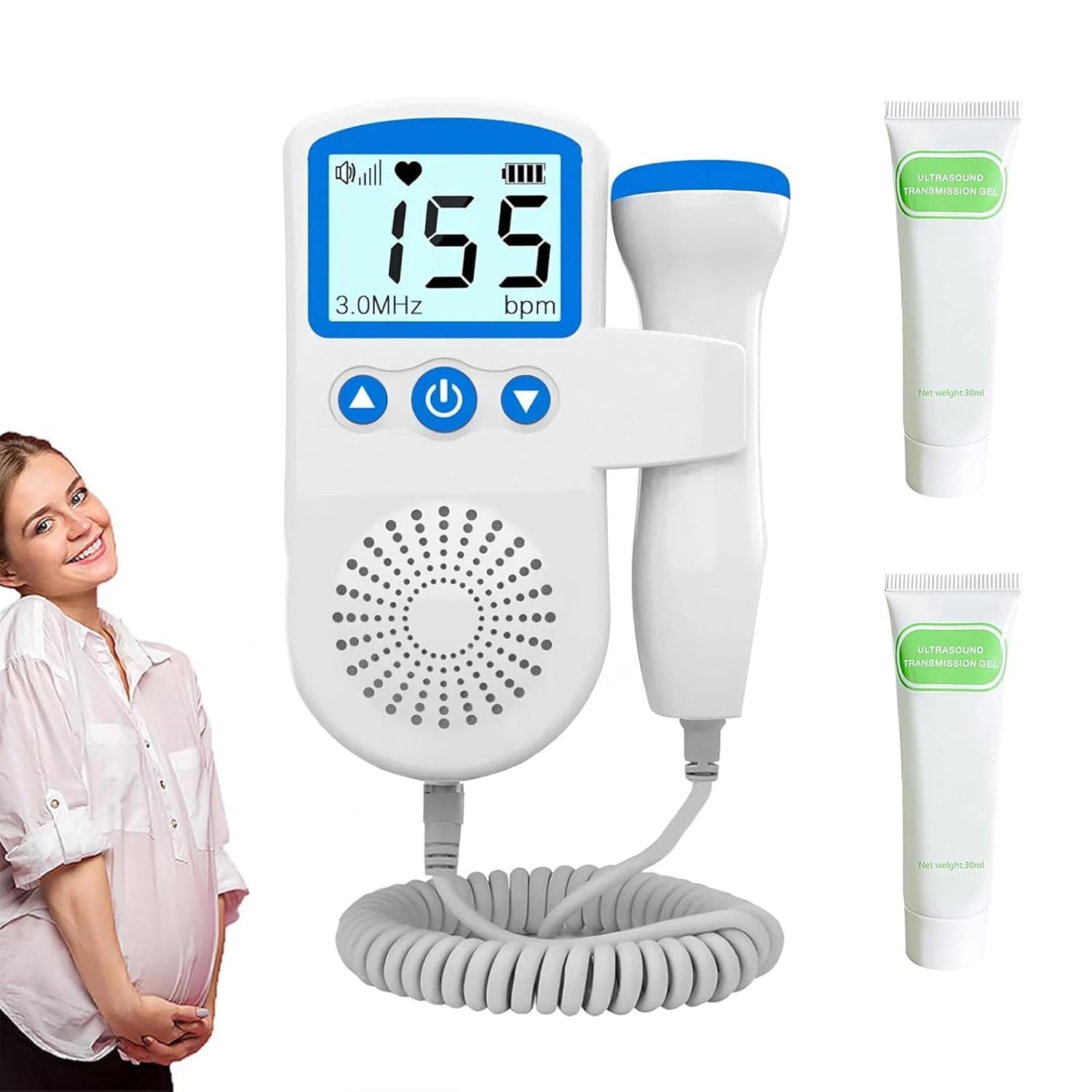 Bags for Baby Heartbeat Accessories Portable Pregnancy Doppler Fetal Heart Rate Bag for New Moms Easy to Operate t