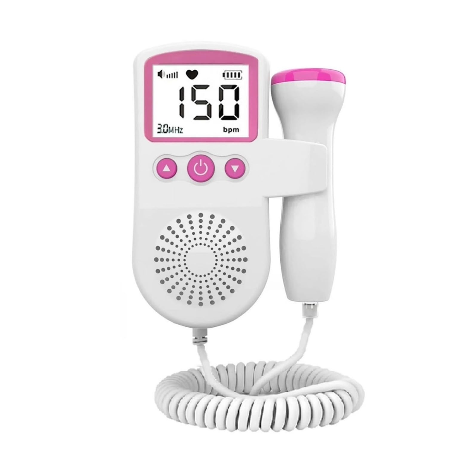 Fetal Doppler Detector Baby Pregnancy Heartbeat Monitor
