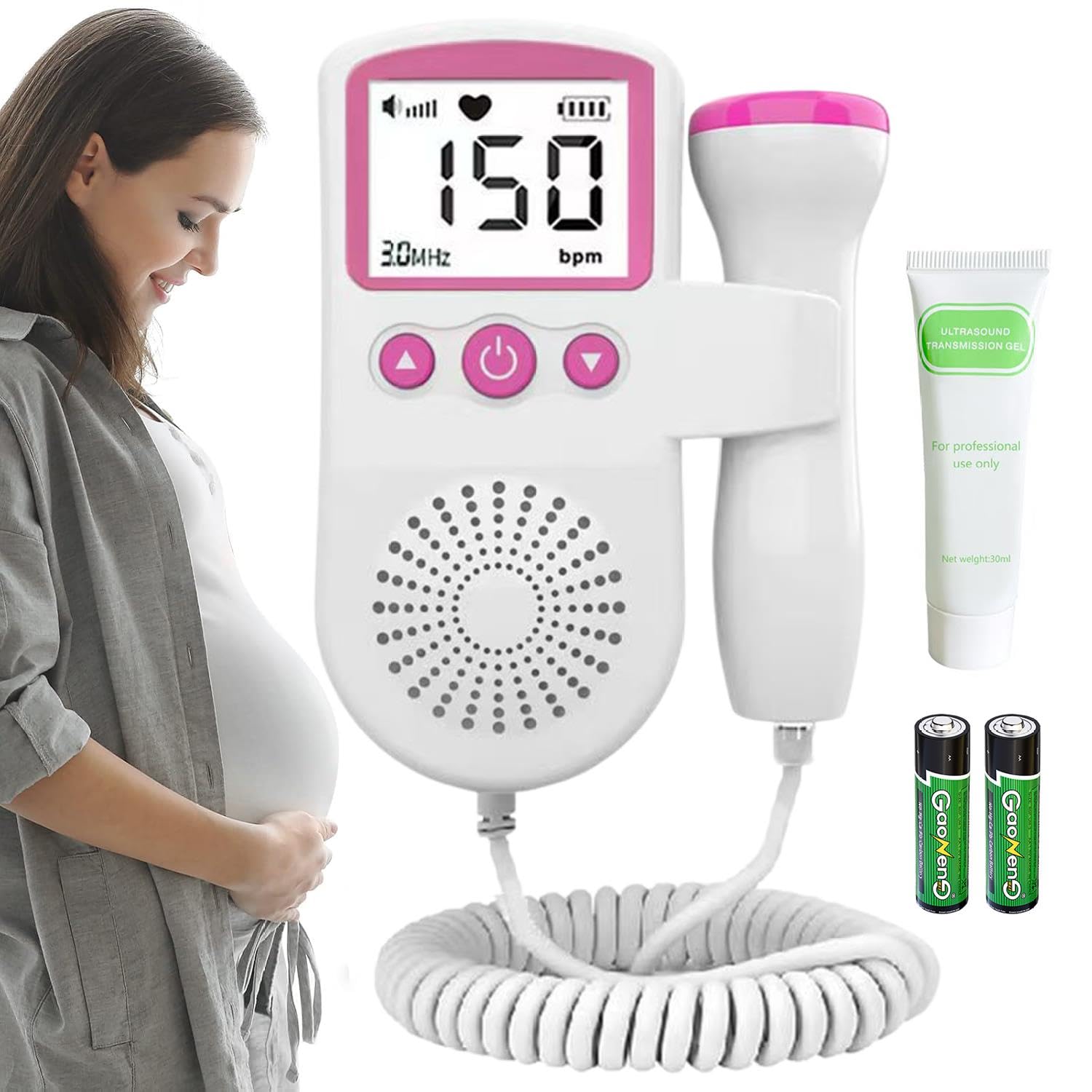 Fetal Monitor for Pregnancy,Fetal Doppler，fetal Monitor Heartbeat,fetal Monitor, Baby Heartbeat Monitor Pregnancy.