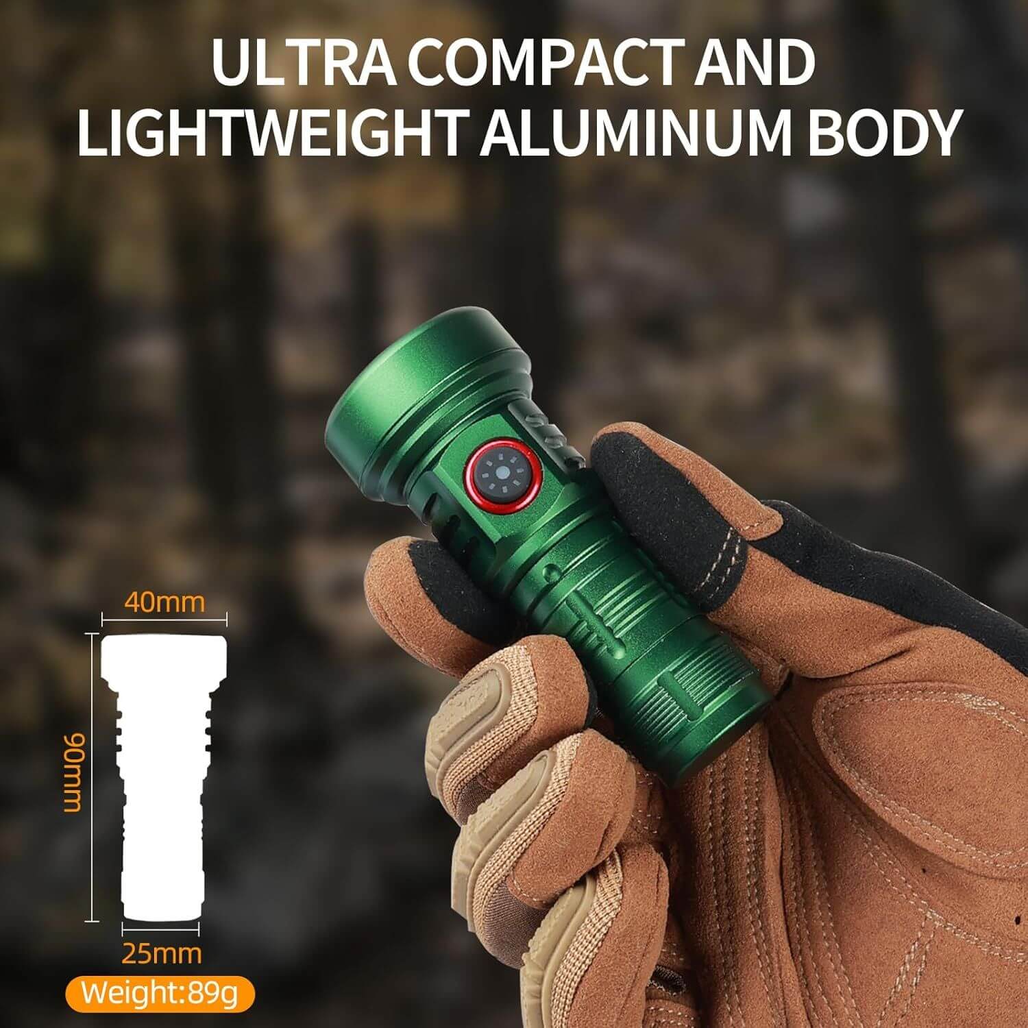 【SG-819】🔥🎁Rechargeable High Power Mini EDC Tactical Flashlight Portable Pocket Torch for Emergencies
