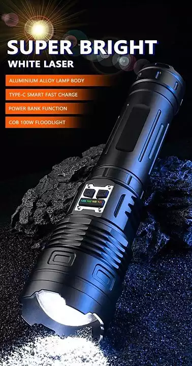 SG-X16B】【Free Shipping】Super Bright Zoomable Tactical LED