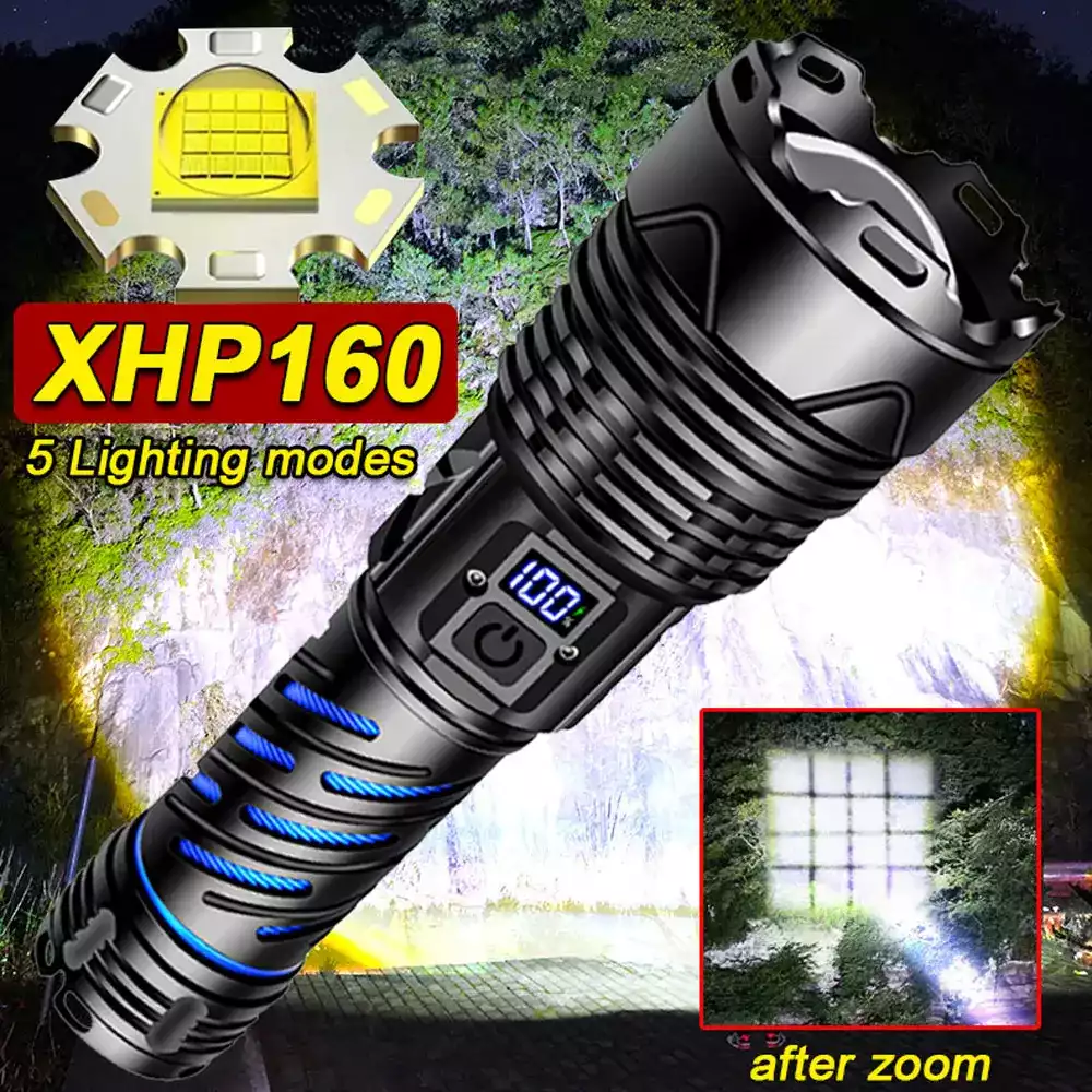 【SG-A12】🔥⏰ Super Bright Rechargeable Tactical Flashlight 100000 Lumens