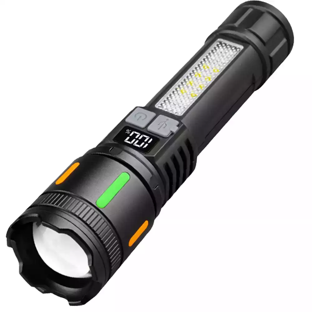 【SG-C0B03】🔥⏰Powerful White Laser Tactical Rechargeable Flashlight