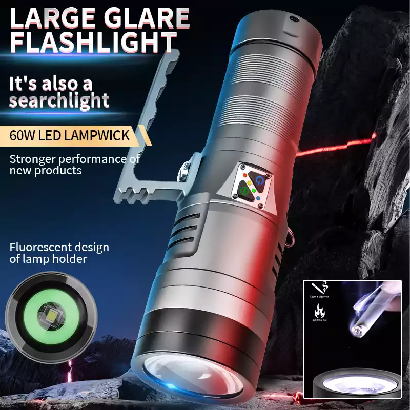 Super Bright Rechargeable Tactical Flashlight