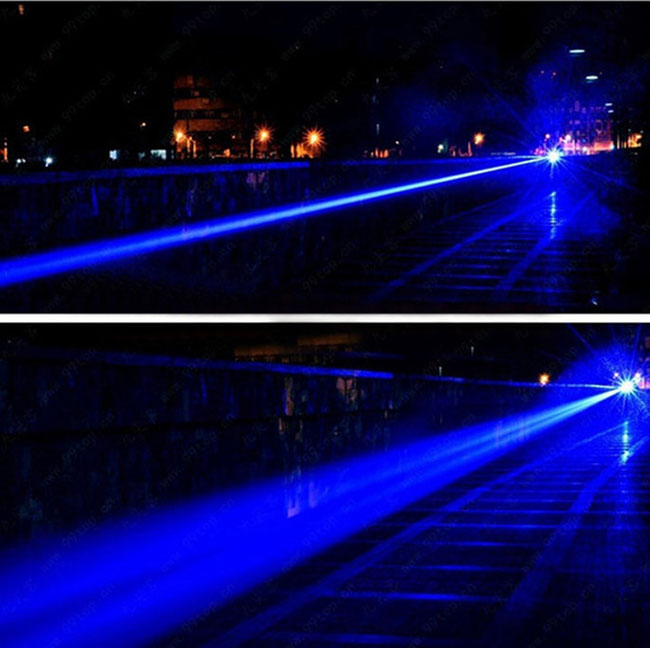 【SG990】🔥⏰High-end Made of Stainless Steel Powerful 450nm 10000mW Blue Laser Pointer 
