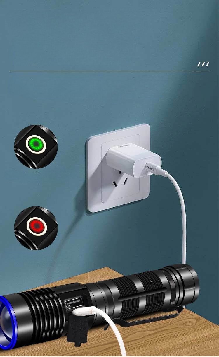 【SG-217】🔥Flashlight Usb Charging Ultra Powerful Rechargeable Battery Camping High Power Led Portable Lamp Torch Spotlights Fishing