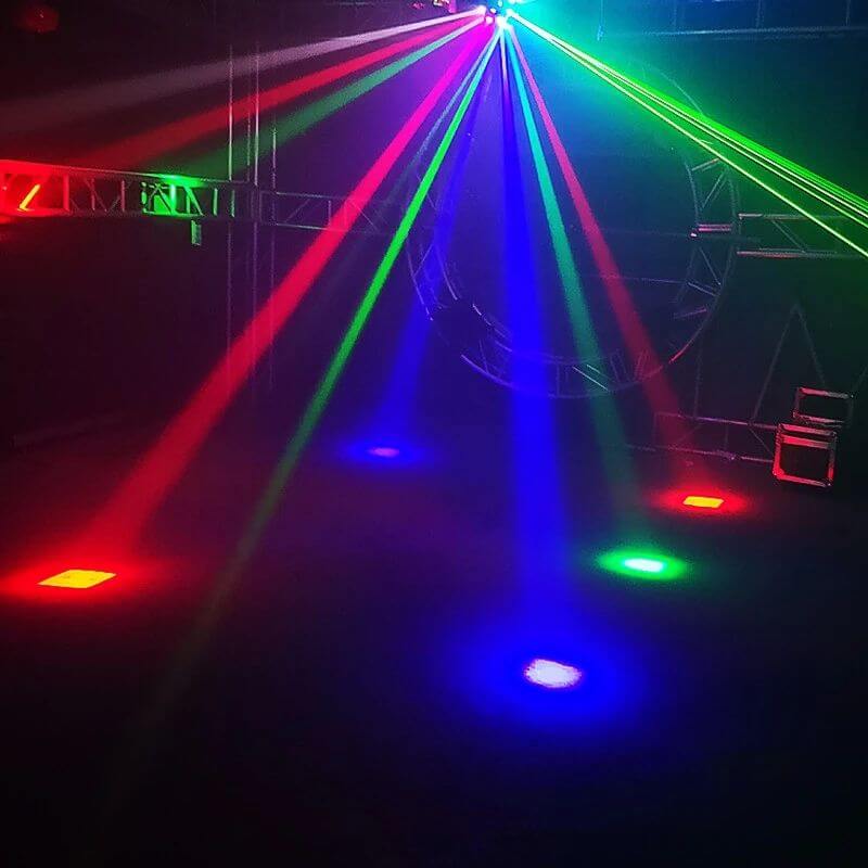 【SG-DJ4】🔥Sunglad RGBW 120W LED Beam / Laser / Strobe DJ Moving Head Light 