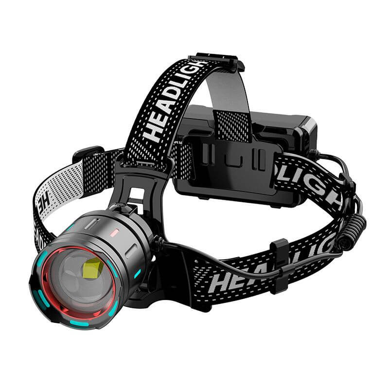 Super Bright Waterproof Sensor Laser Zoom  Headlamp 