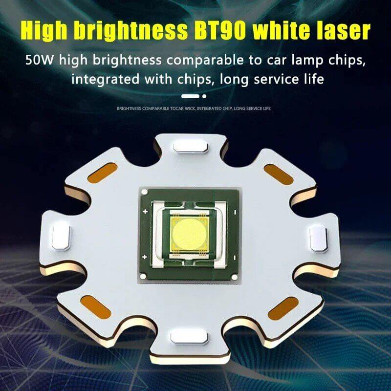 Super Bright Long Range Rechargeable Tactical Outdoor Flashlight 26650 Battery