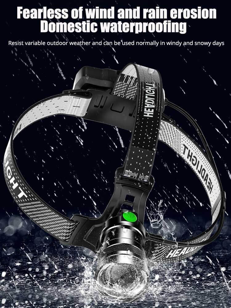 【SG-X8】New Design Type-C Fast Charging Headlamp - Zoomable and Super Bright