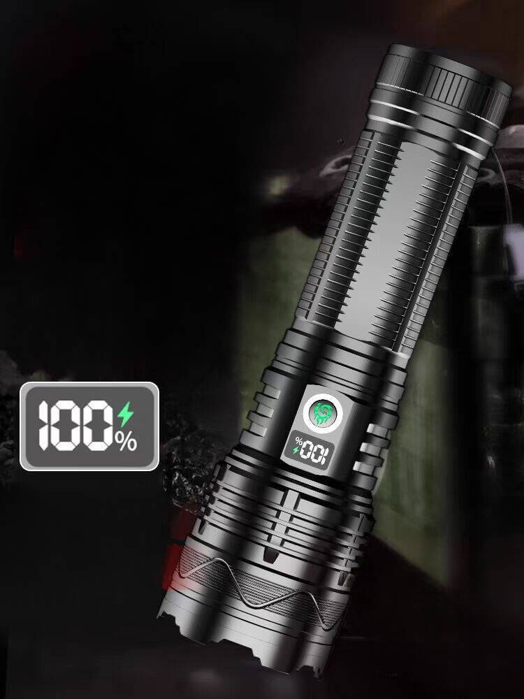 【SG-X22】🔥Super Bright Rechargeable Tactical Laser Zoom Flashlight 100000 Lumens