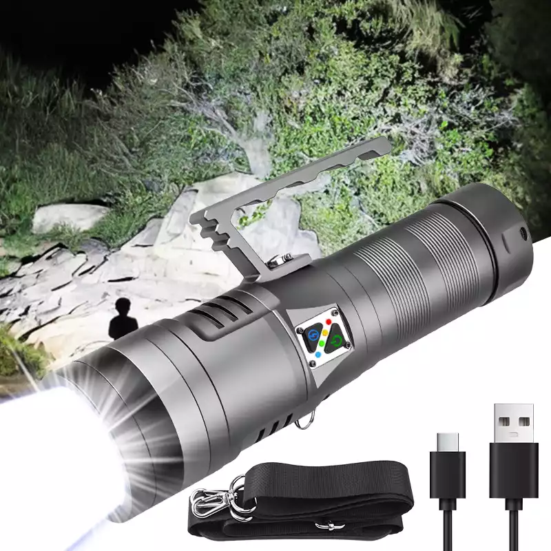 Super Bright Rechargeable Tactical Flashlight