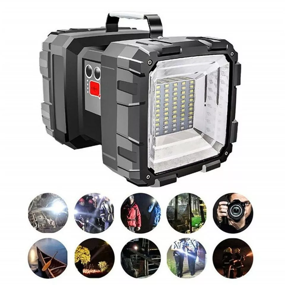 【SG-W846】🔥BIGGEST SALE - 80% OFF🔥🔥Multifunctional Rechargeable Searchlight 200000 Lumens