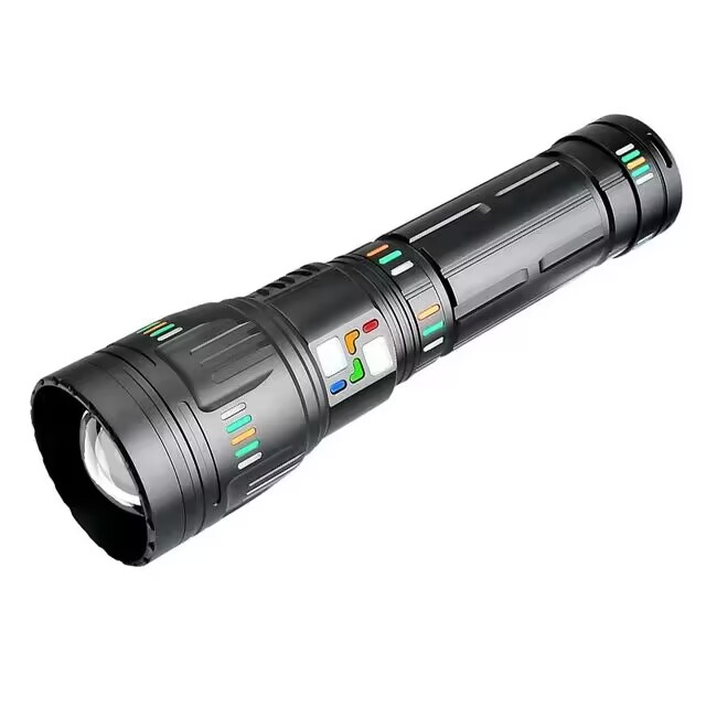 【SG-G600】🔥Super Bright LED Rechargeable Tactical Laser Zoom Flashlight