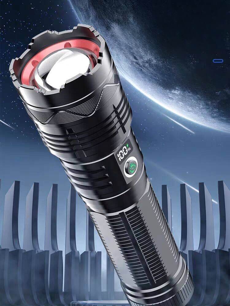【SG-X22】🔥Super Bright Rechargeable Tactical Laser Zoom Flashlight 100000 Lumens