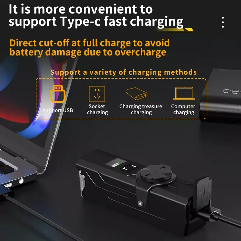 【SG-Q03】🔥⏰ Powerful Rechargeable Waterproof Bicycle Light 