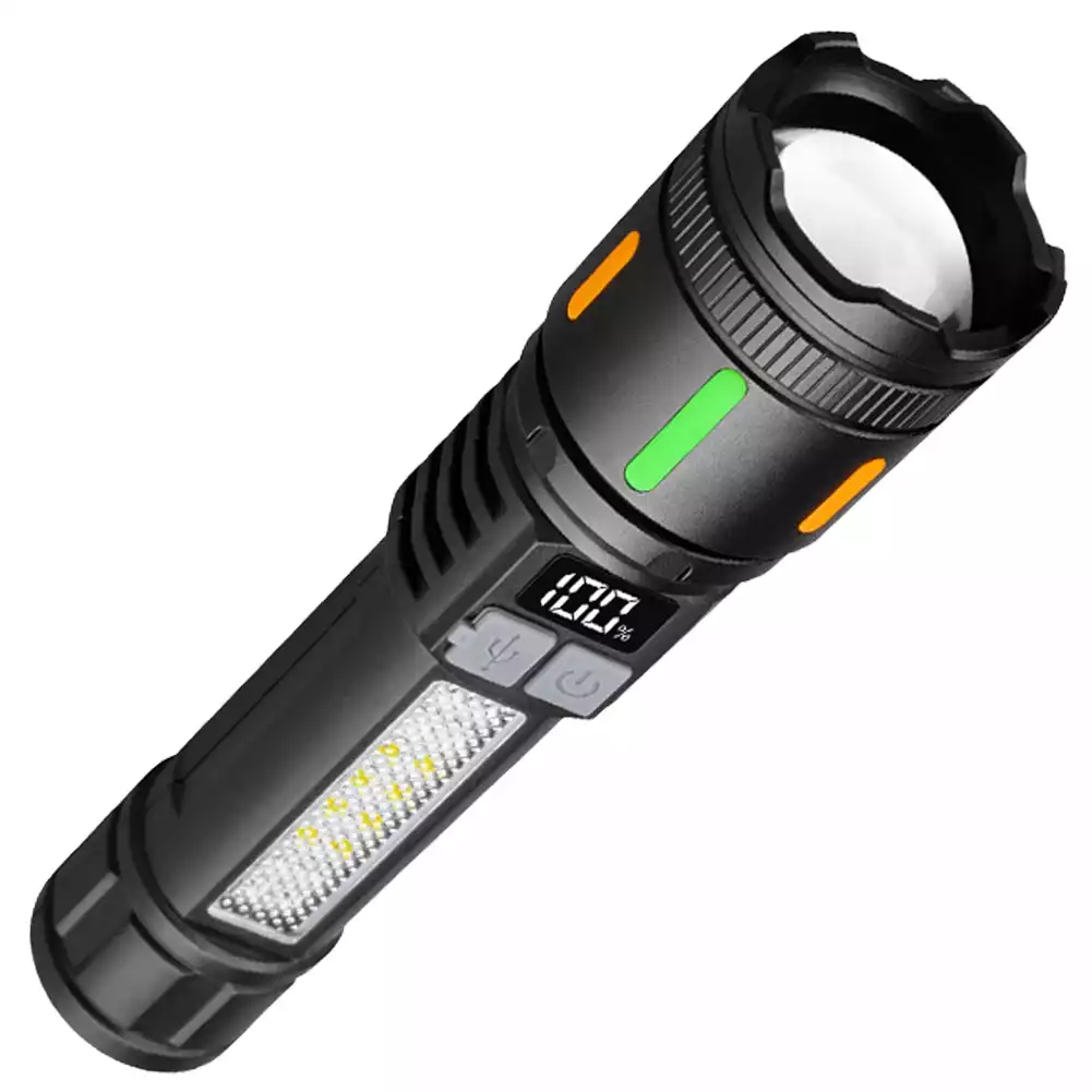 【SG-C0B03】🔥⏰Powerful White Laser Tactical Rechargeable Flashlight