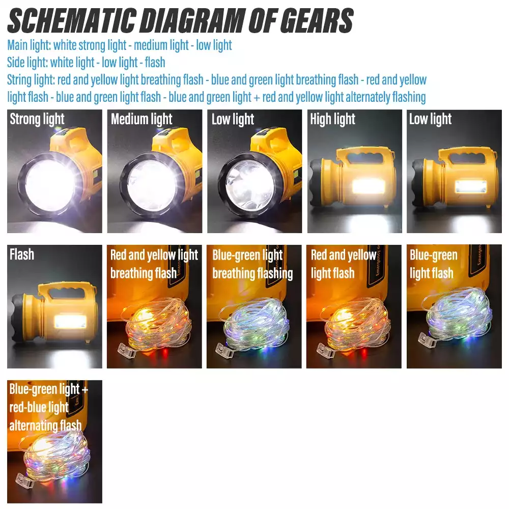 Super Bright Rechargeable Searchlight