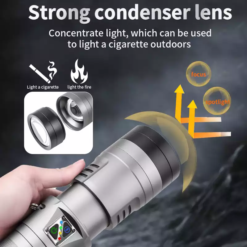 Super Bright Rechargeable Tactical Flashlight