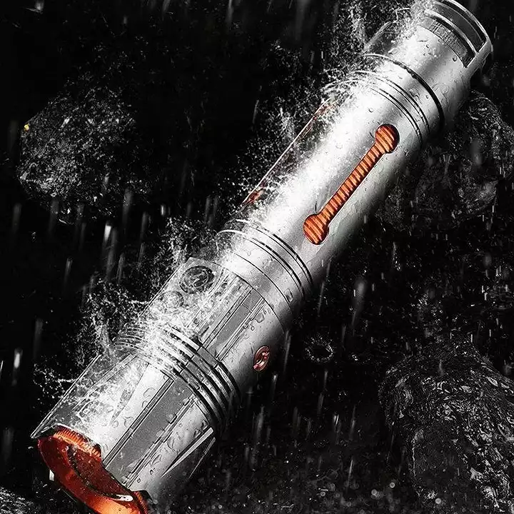 【SG-G530】🎁✨Multifunctional Rechargeable Outdoor Tactical Laser Zoom Flashlight 25000 Lumens