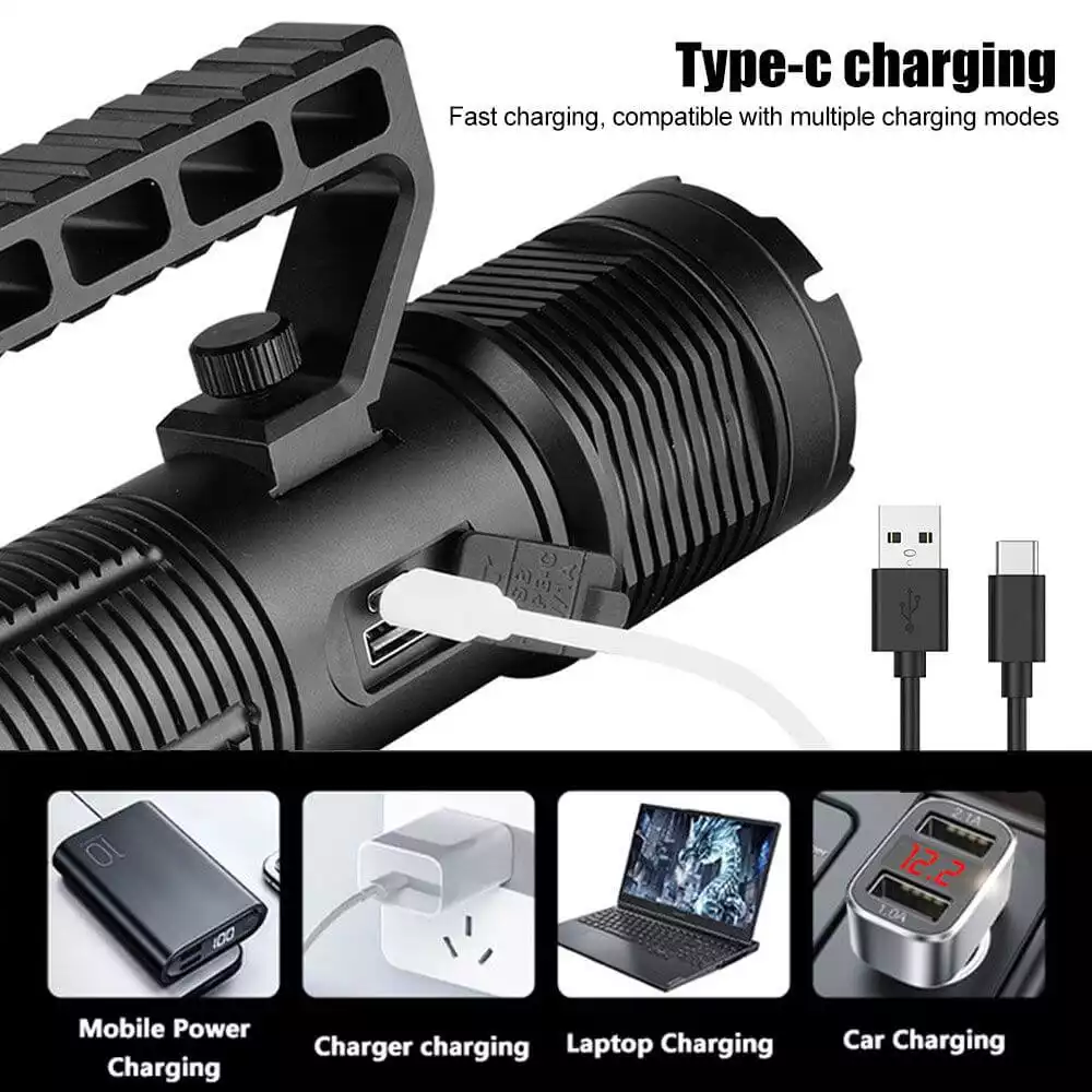 【SG310】🔥🎁Super Bright Rechargeable Most Powerful Searchlight Multifunctional Flashlight