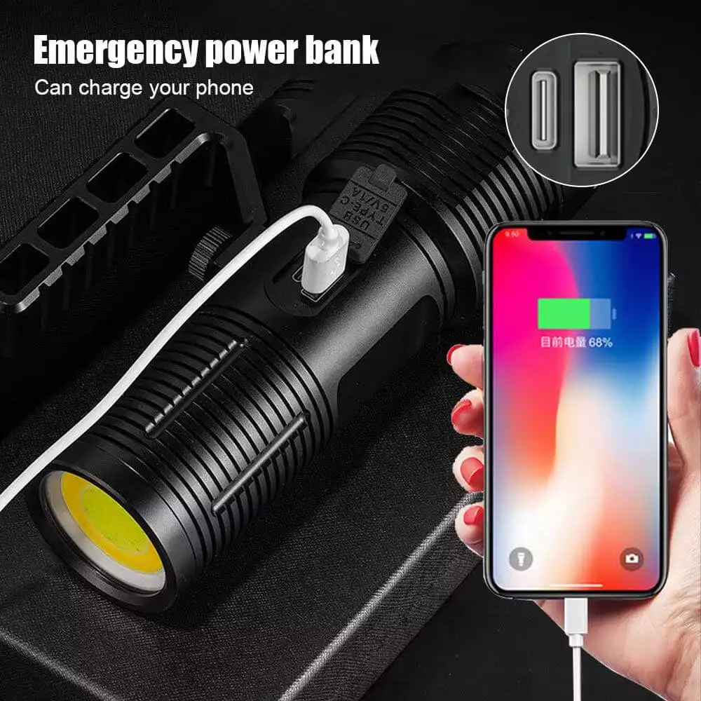 【SG310】🔥🎁Super Bright Rechargeable Most Powerful Searchlight Multifunctional Flashlight