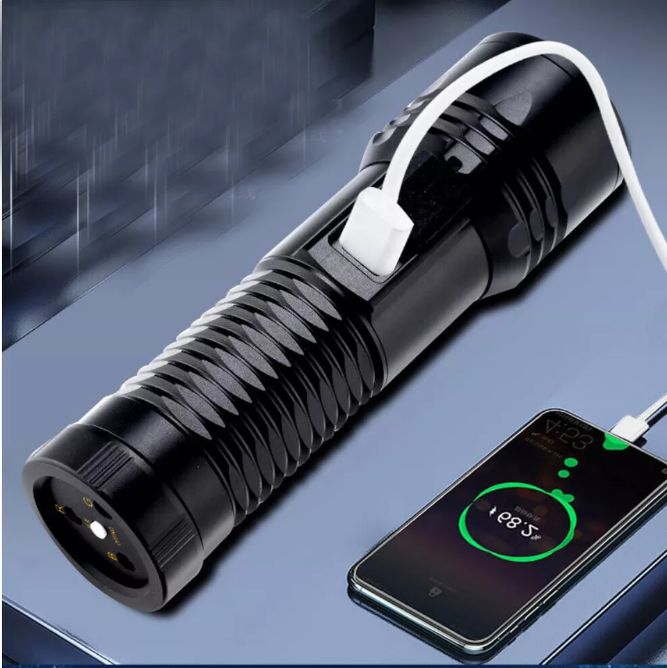 【SG670】🔥⏰4 in 1 Rechargeable Laser Pointer+Zoomable Flashlight