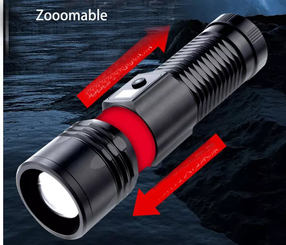 【SG670】🔥⏰4 in 1 Rechargeable Laser Pointer+Zoomable Flashlight