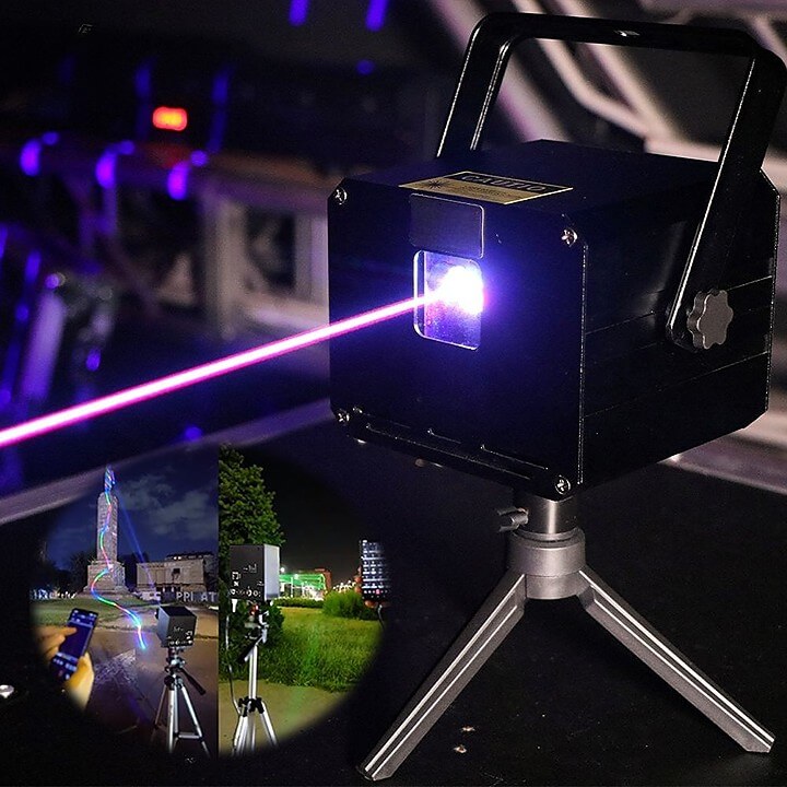 【SG-M5】🔥Amazing Lasercube Plug and Play 3 Watt APP Control RGB Animation Text Programmable Laser Light Projector