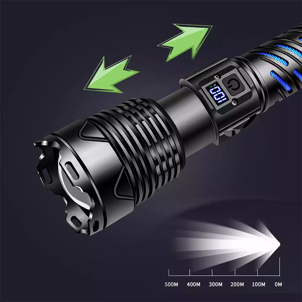【SG-A12】🔥⏰ Super Bright Rechargeable Tactical Flashlight 100000 Lumens