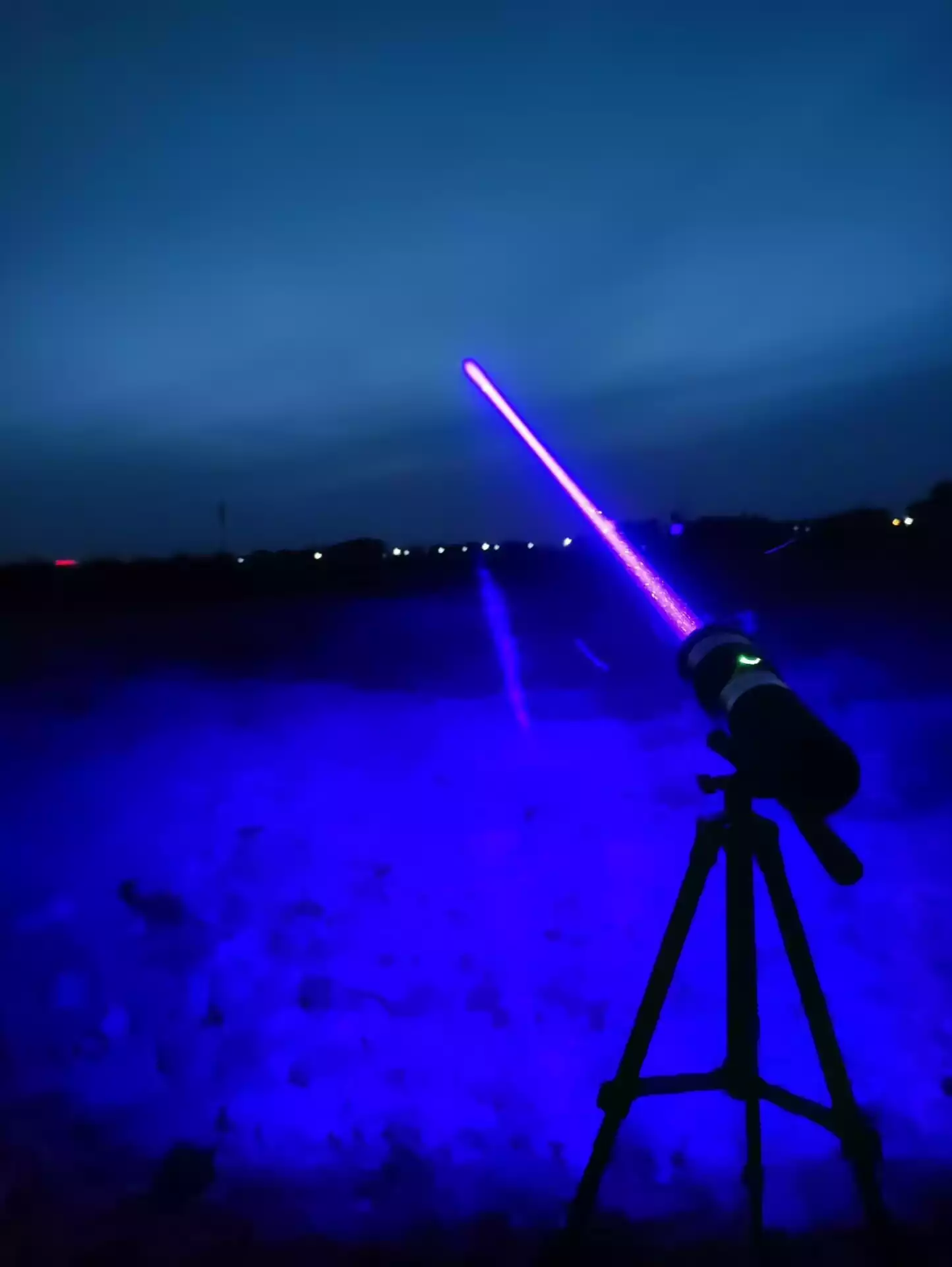 Upgraded 455nm 100W Self Defense Professional Handheld Laser Pointer