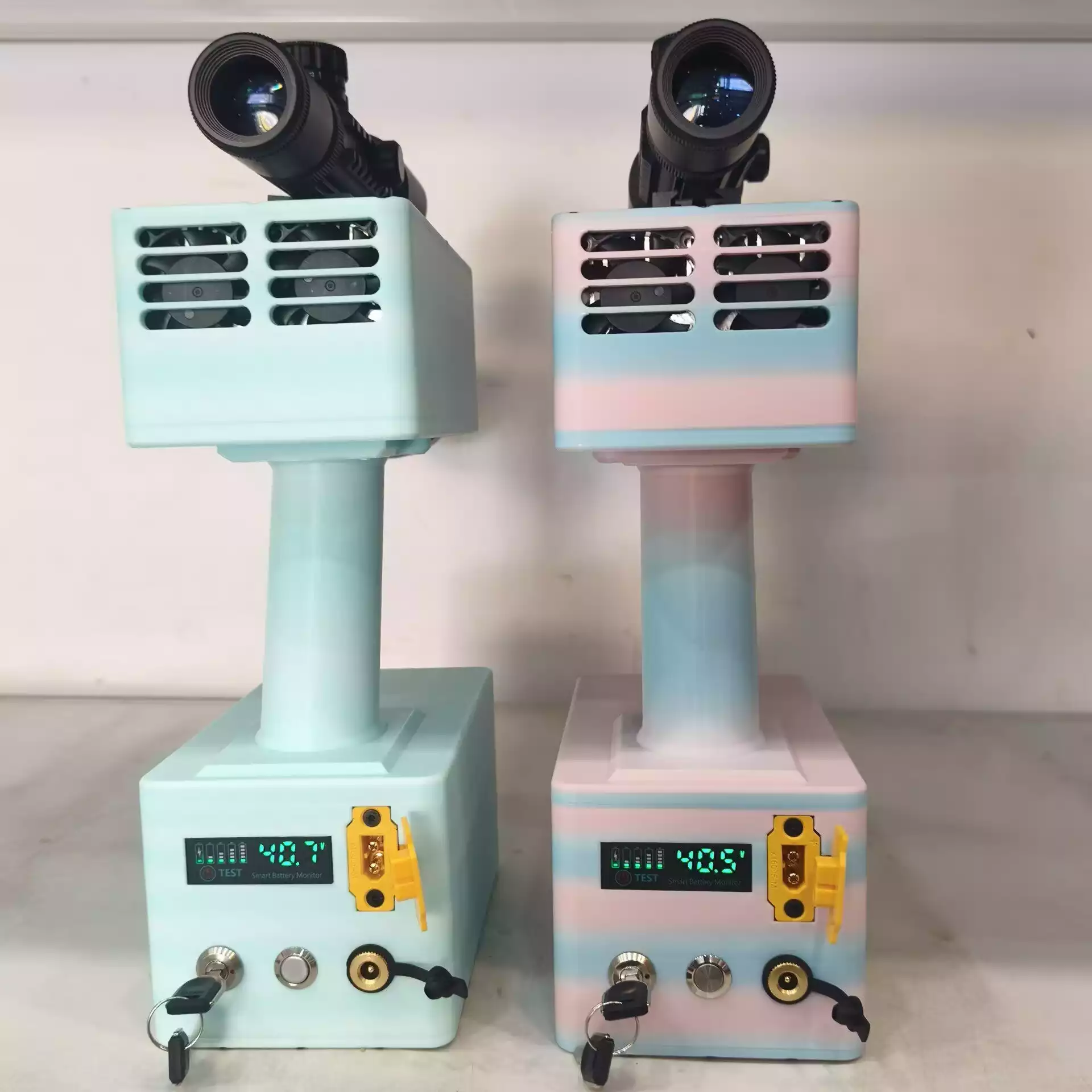 Powerful 500W Handheld IR Laser Pointer With Safety Keys And Battery Display