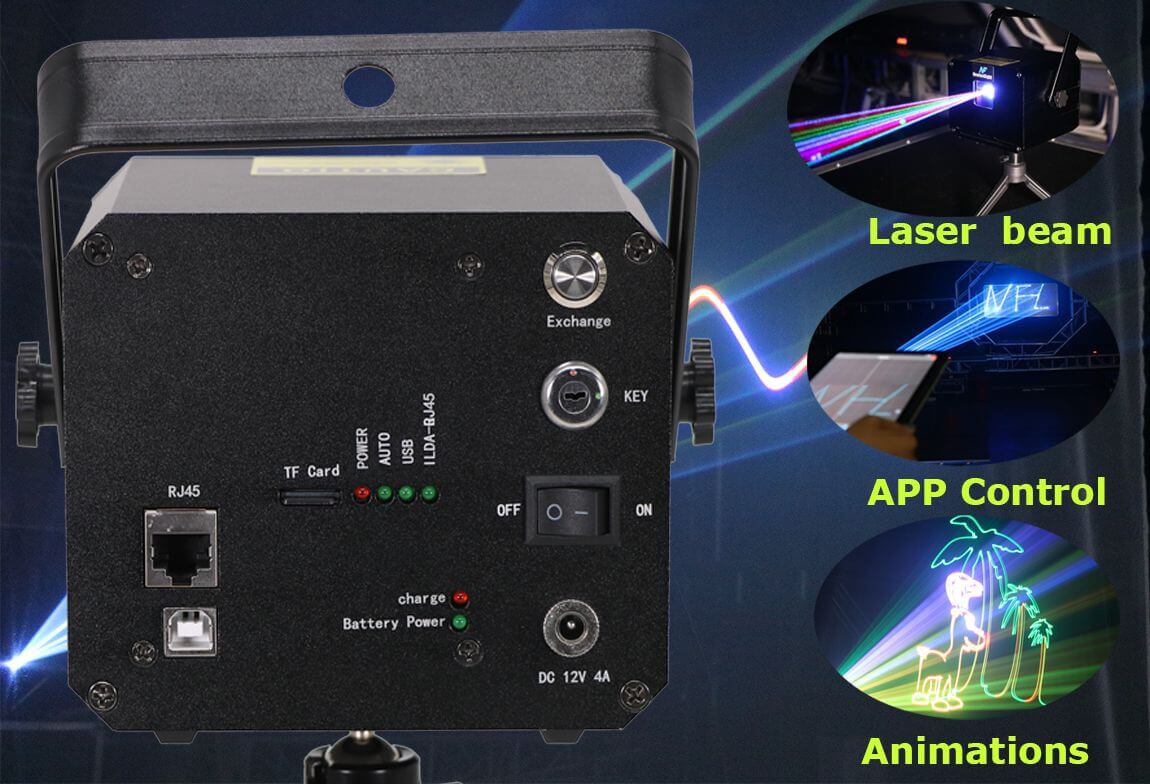 【SG-M5】🔥Amazing Lasercube Plug and Play 3 Watt APP Control RGB Animation Text Programmable Laser Light Projector
