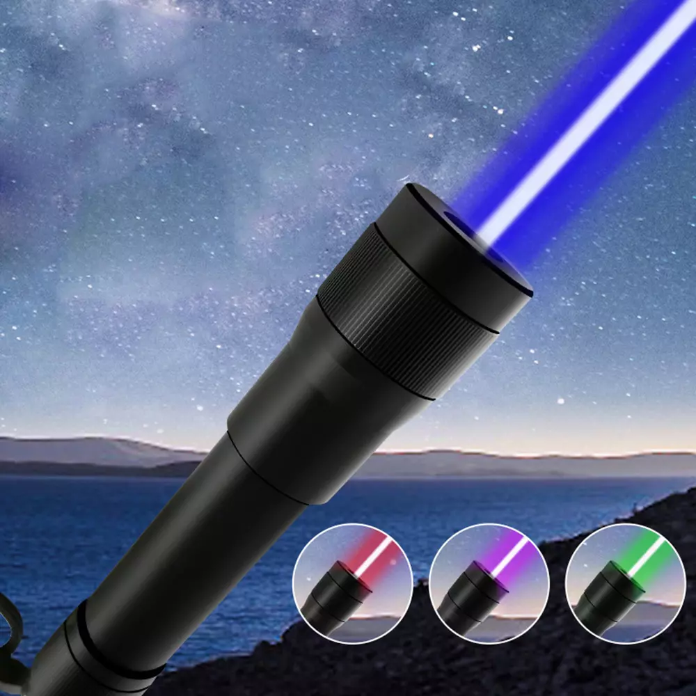 【SG940】🔥⏰Waterproof Purple Laser Pointer 405nm 200mW