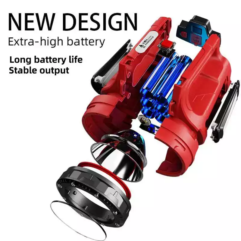 【SG-Z60】🔥⏰Brightest Rechargeable Camping Lantern Searching Flashlight 200000 Lumens