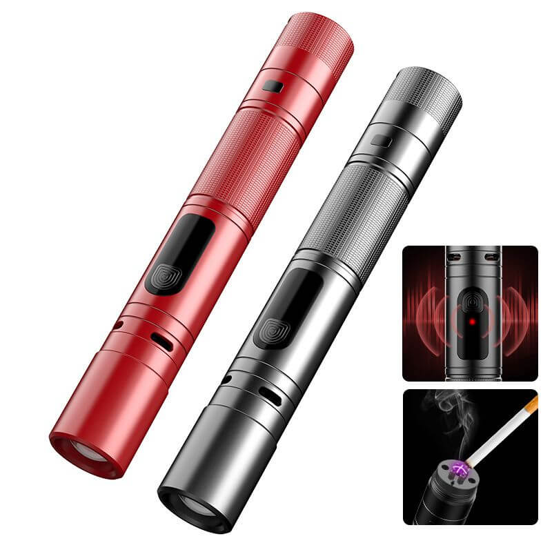 【SG-X29】🔥New Double Arc Self Defense Flashlight White Laser High Brightness Multi mode Focusing and Self Defense Igniting Flashlight