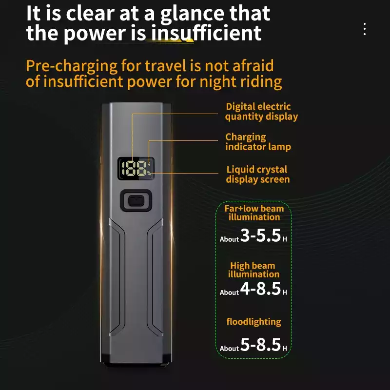 【SG-Q03】🔥⏰ Powerful Rechargeable Waterproof Bicycle Light 