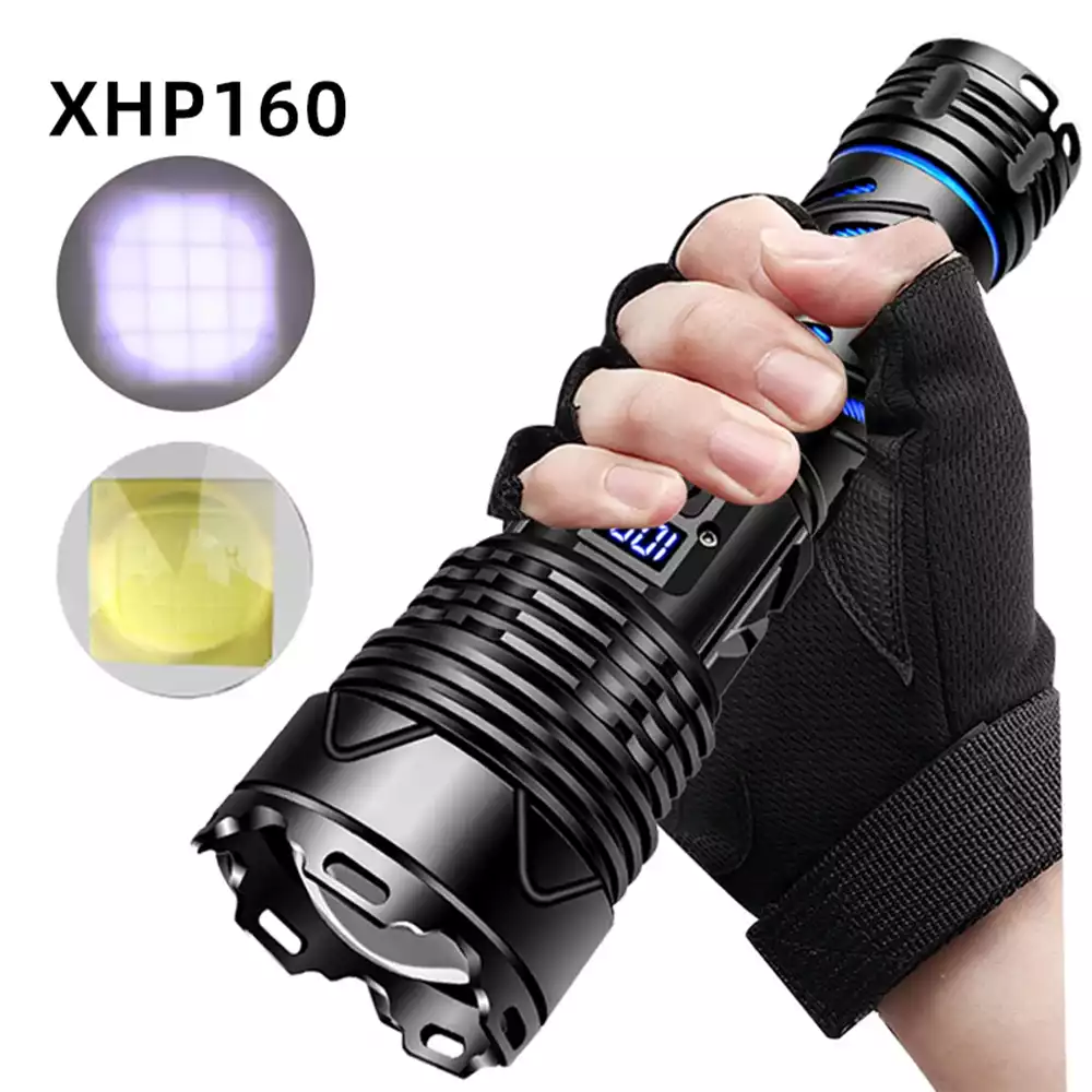 【SG-A12】🔥⏰ Super Bright Rechargeable Tactical Flashlight 100000 Lumens