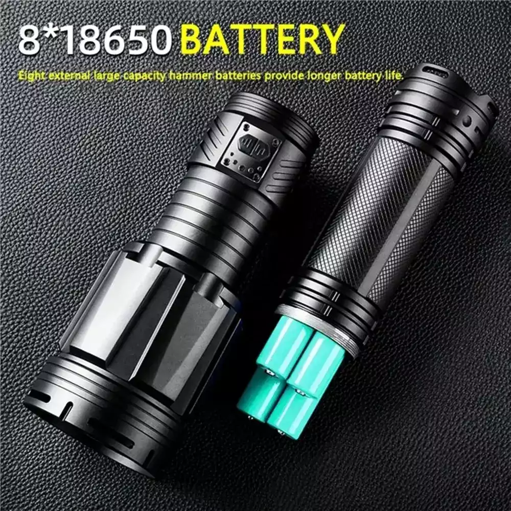 【SG999】🔥⏰Brightest Rechargeable Tactical Flashlight 150000 Lumens